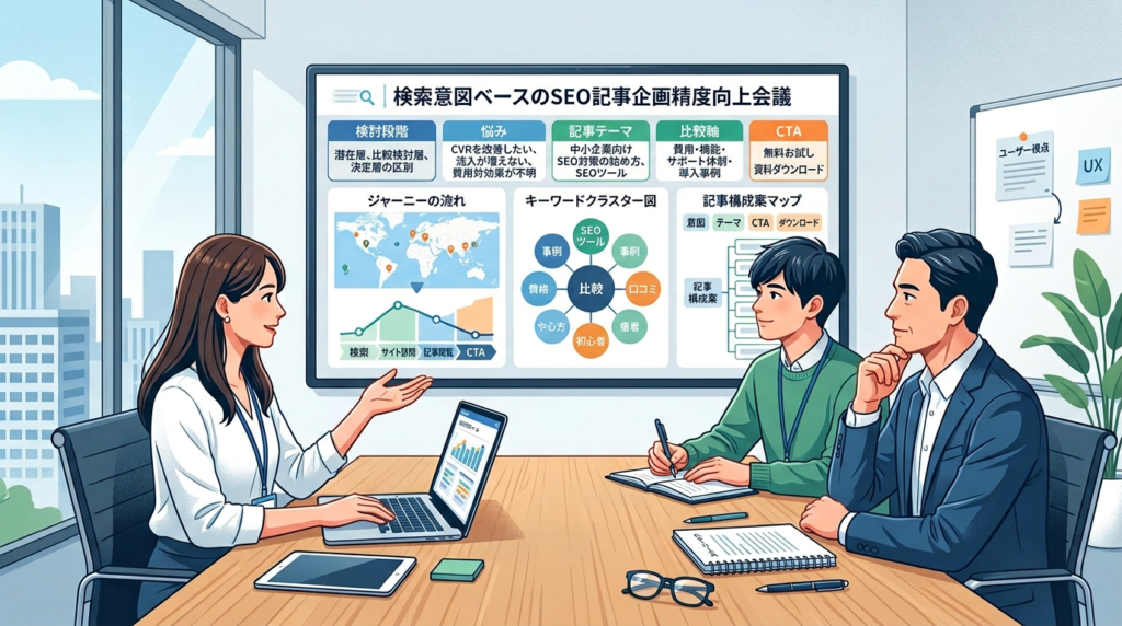 検索意図はどう調べるべきか、SEO記事の企画精度を上げる方法